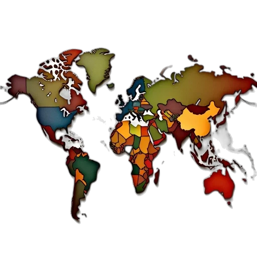 staff, umbrella, 3d render, earth tones transparent PNG cut-out