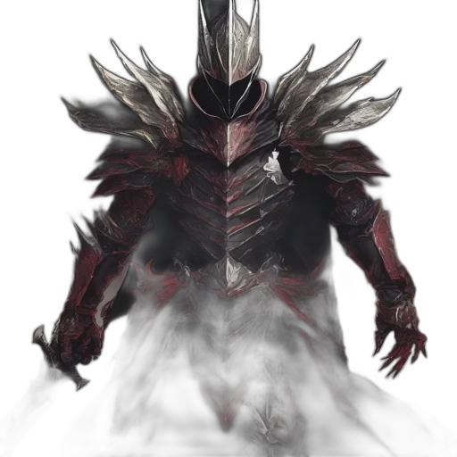 mask, dragon, sword, creature transparent PNG cut-out