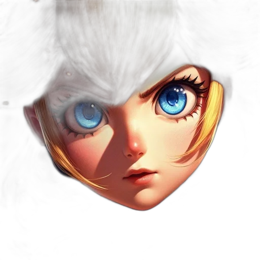 face, mask, hair, robot transparent PNG cut-out