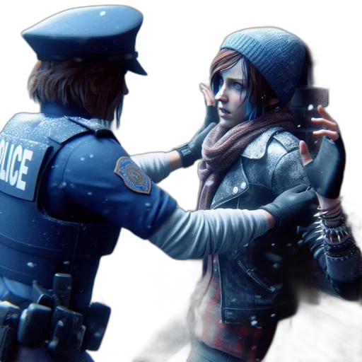 jacket, concept art, 3d render, icy transparent PNG cut-out
