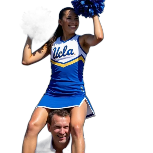 staff, animal, cheerleader, standing transparent PNG cut-out