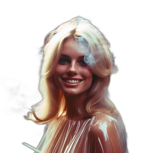 dress, hair, face, photorealistic transparent PNG cut-out