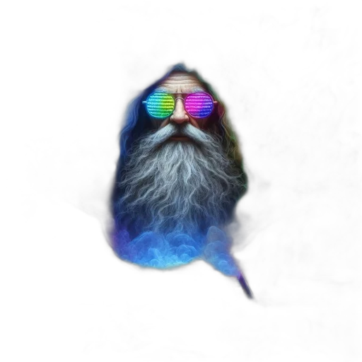 mask, hair, animal, creature transparent PNG cut-out