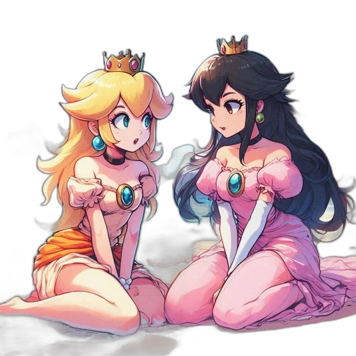 crown, dress, concept art, anime transparent PNG cut-out