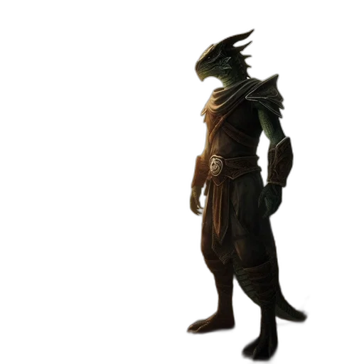 dragon, creature, mask, staff transparent PNG cut-out