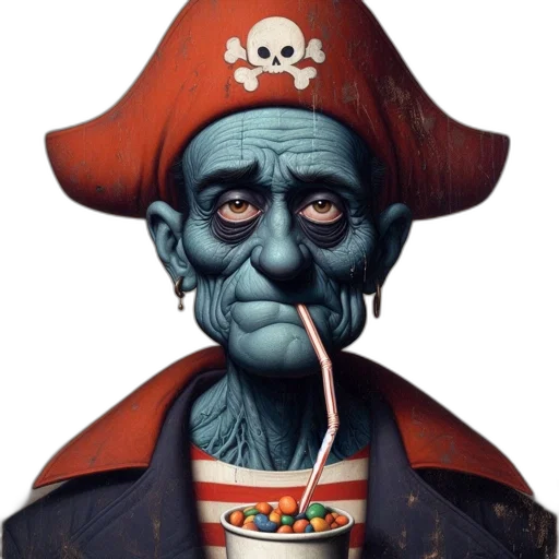 staff, food, face, concept art transparent PNG cut-out