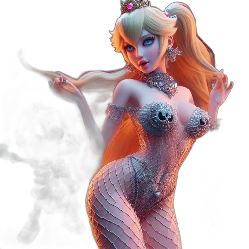 concept art, fantasy art, 3d render, pixel art transparent PNG cut-out