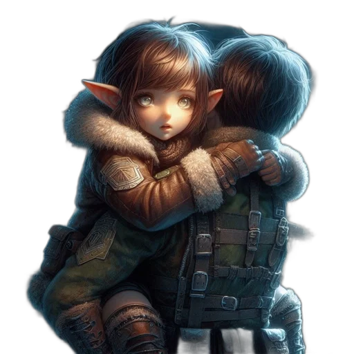 fantasy art, concept art, pixel art, watercolor transparent PNG cut-out