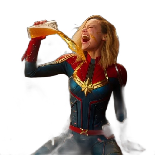 concept art, comic book art, 3d render, celebratory transparent PNG cut-out