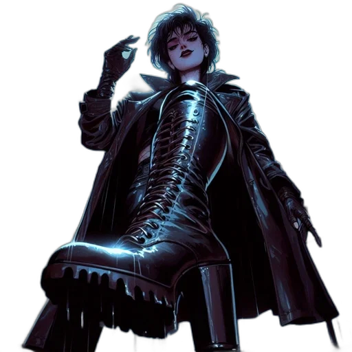 jacket, staff, weapon, concept art transparent PNG cut-out