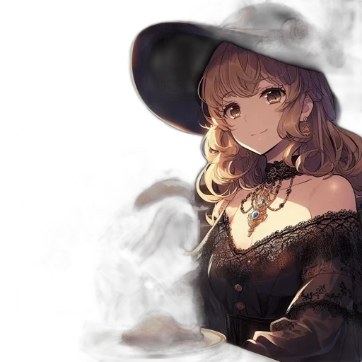 hat, dress, crown, staff transparent PNG cut-out
