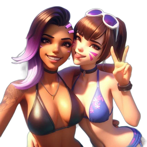 3d render, anime, vaporwave, concept art transparent PNG cut-out