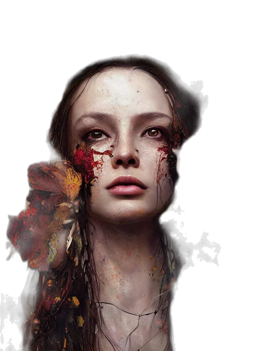 face, photorealistic, concept art, fantasy art transparent PNG cut-out