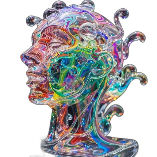 crown, mask, face, robot transparent PNG cut-out