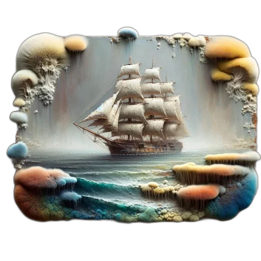 jacket, fantasy art, photorealistic, oil painting transparent PNG cut-out