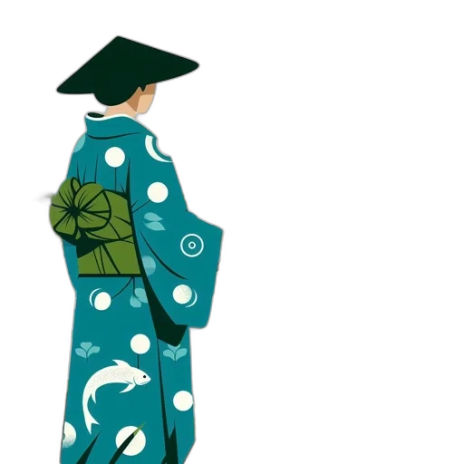 umbrella, dress, jacket, staff transparent PNG cut-out