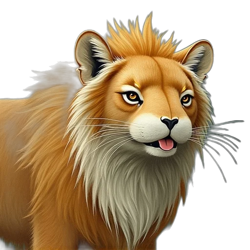 animal, 3d render, photorealistic, fantasy art transparent PNG cut-out