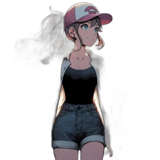 hat, dress, staff, jacket transparent PNG cut-out