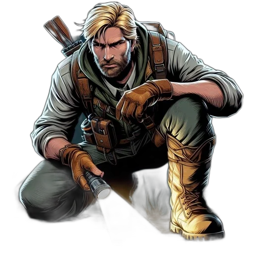 weapon, comic book art, concept art, fantasy art transparent PNG cut-out