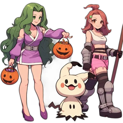 concept art, pixel art, fantasy art, anime transparent PNG cut-out