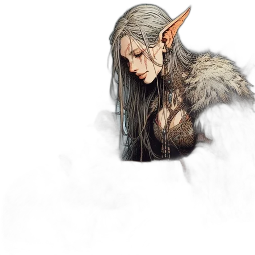 dragon, face, staff, fantasy art transparent PNG cut-out