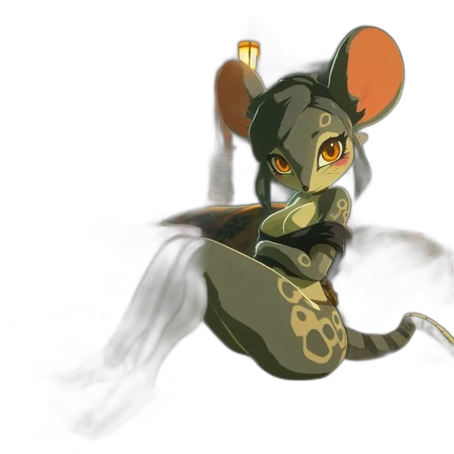creature, dragon, staff, animal transparent PNG cut-out