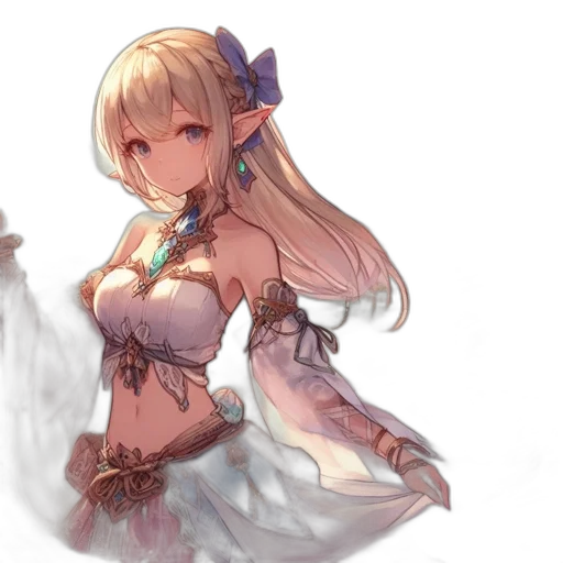 dress, staff, weapon, dragon transparent PNG cut-out