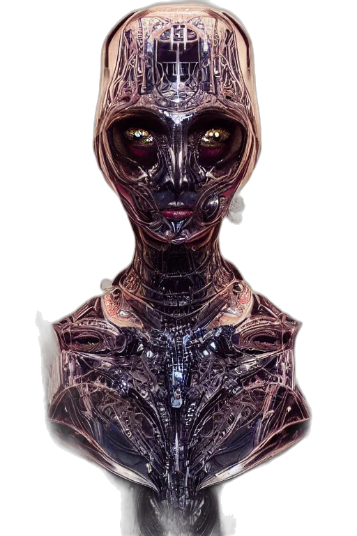 mask, robot, face, jewelry transparent PNG cut-out