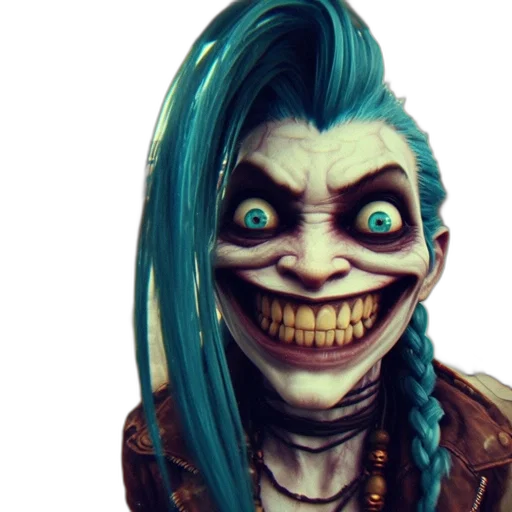 face, concept art, 3d render, comic book art transparent PNG cut-out