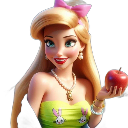 jewelry, dress, crown, 3d render transparent PNG cut-out