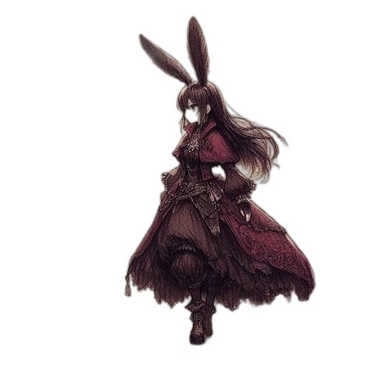 dress, mask, creature, hair transparent PNG cut-out