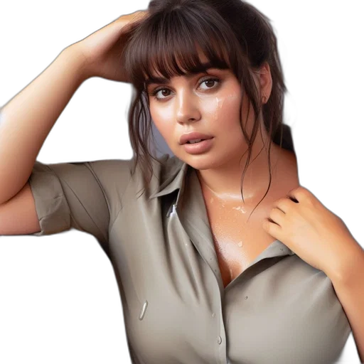 jewelry, staff, jacket, face transparent PNG cut-out