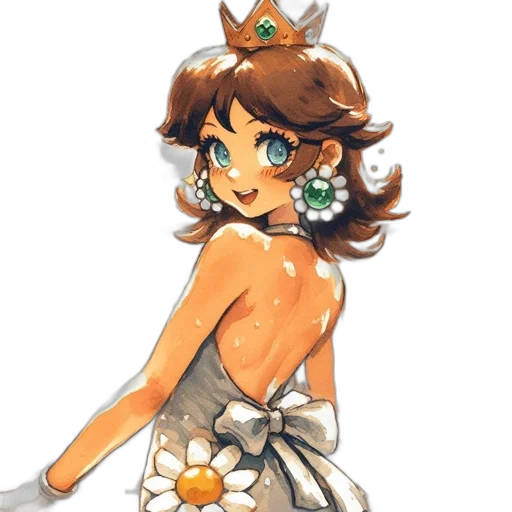 crown, dress, jewelry, flower transparent PNG cut-out