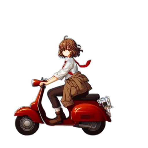 car, jacket, robot, weapon transparent PNG cut-out