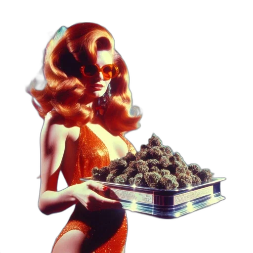 food, outer space, woman, fiery transparent PNG cut-out