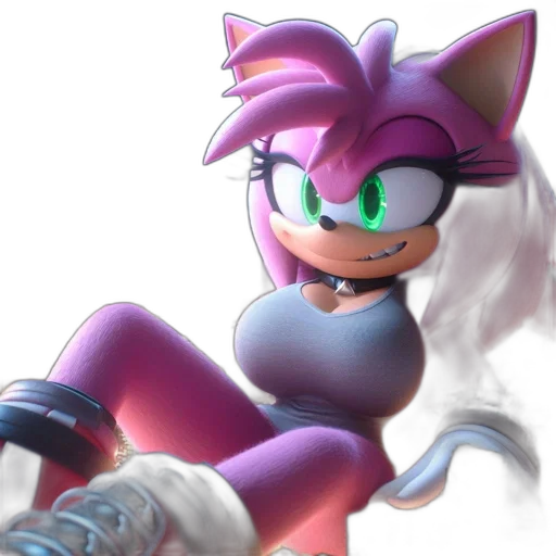 animal, 3d render, concept art, vaporwave transparent PNG cut-out