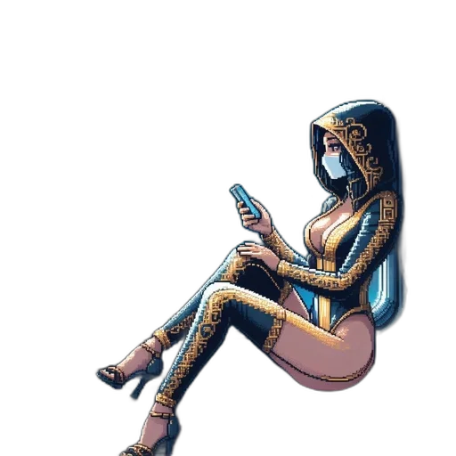 robot, dress, jewelry, mask transparent PNG cut-out