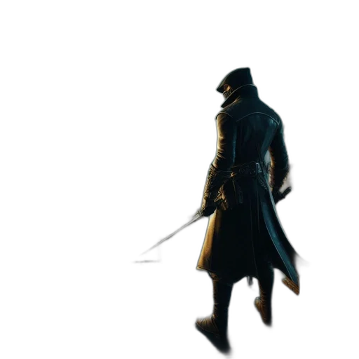 sword, weapon, staff, jacket transparent PNG cut-out