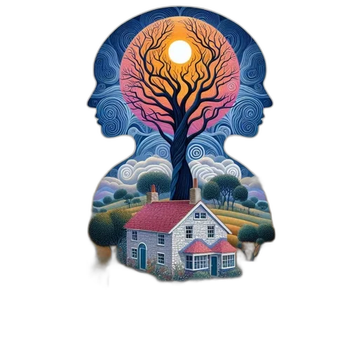 concept art, watercolor, two, human transparent PNG cut-out
