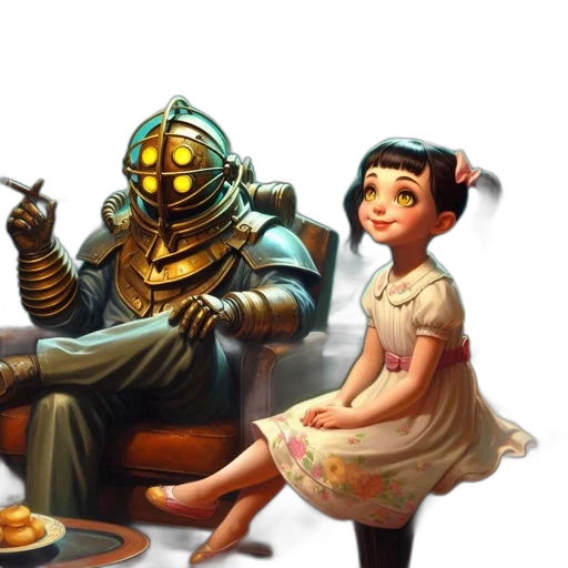robot, mask, concept art, fantasy art transparent PNG cut-out
