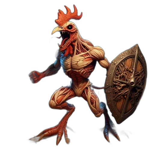 animal, concept art, fantasy art, pixel art transparent PNG cut-out