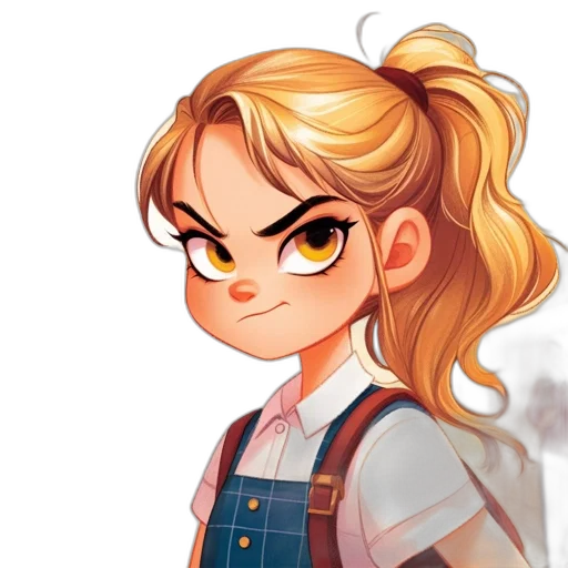 staff, face, anime, cartoon transparent PNG cut-out