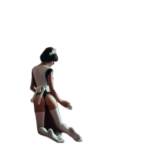 staff, robot, dress, shoes transparent PNG cut-out