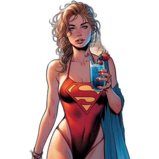 dress, comic book art, concept art, cartoon transparent PNG cut-out