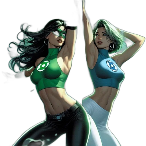 comic book art, concept art, fantasy art, cartoon transparent PNG cut-out