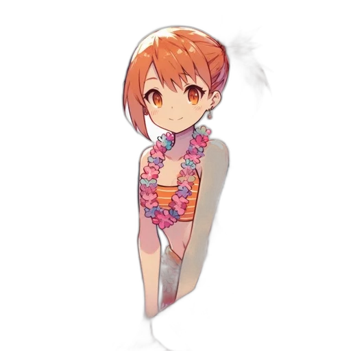 dress, staff, creature, weapon transparent PNG cut-out
