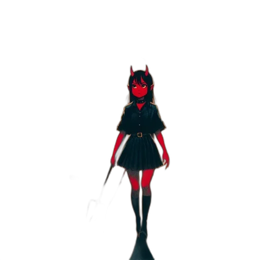 dress, creature, staff, animal transparent PNG cut-out