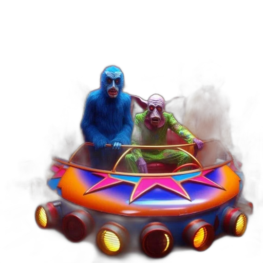 car, creature, mask, animal transparent PNG cut-out