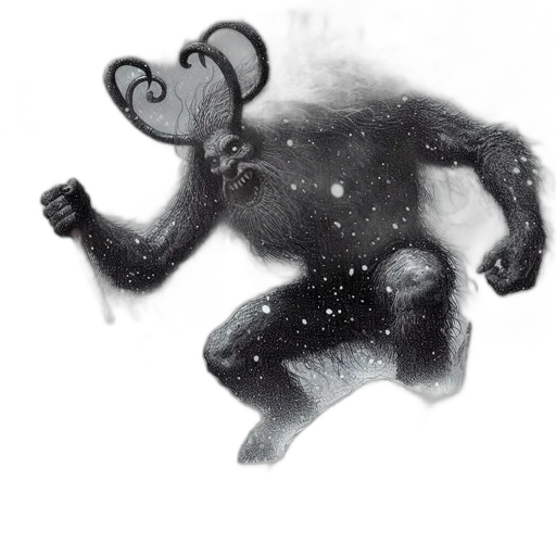 animal, creature, staff, concept art transparent PNG cut-out