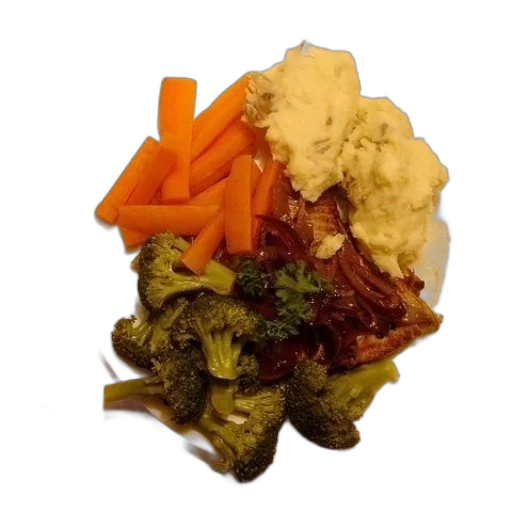 food, crown, 3d render, plate transparent PNG cut-out